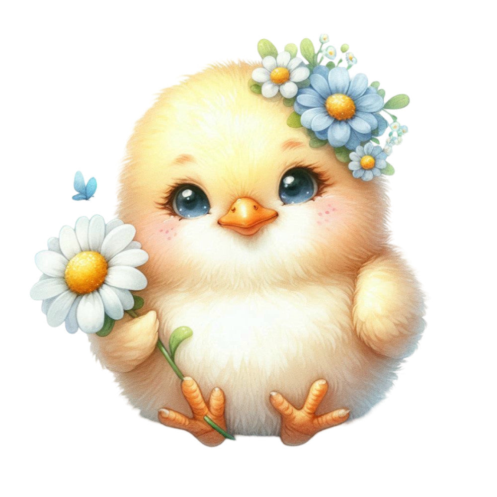 Pastel Chicks Fabric Panel 21