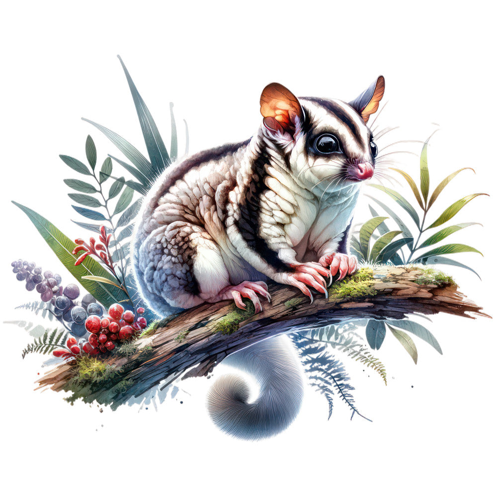 Australian Flora Fauna Fabric Panel 11