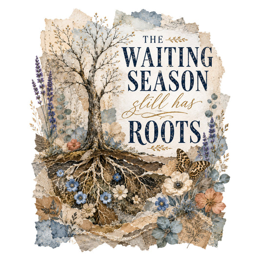 navy blue, cream, dusty rose, sage green, blue-gray, watercolor, floral, botanical, nature, vintage, inspirational quote, tree, roots, butterfly, lavender flowers, wildflowers, earth tones, rustic, elegant, bohemian, whimsical, artistic, farmhouse, neutral palette, spring, summer, wall art, home decor, motivational, delicate florals