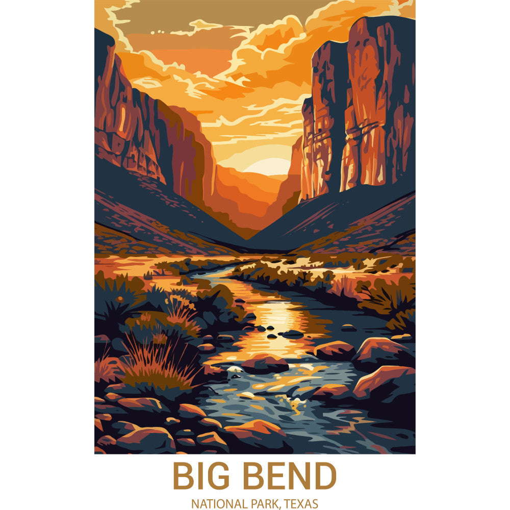 National Parks Posters Fabric Panel 56