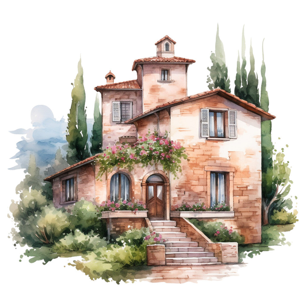 Welcome to Italy Fabric Panel 26