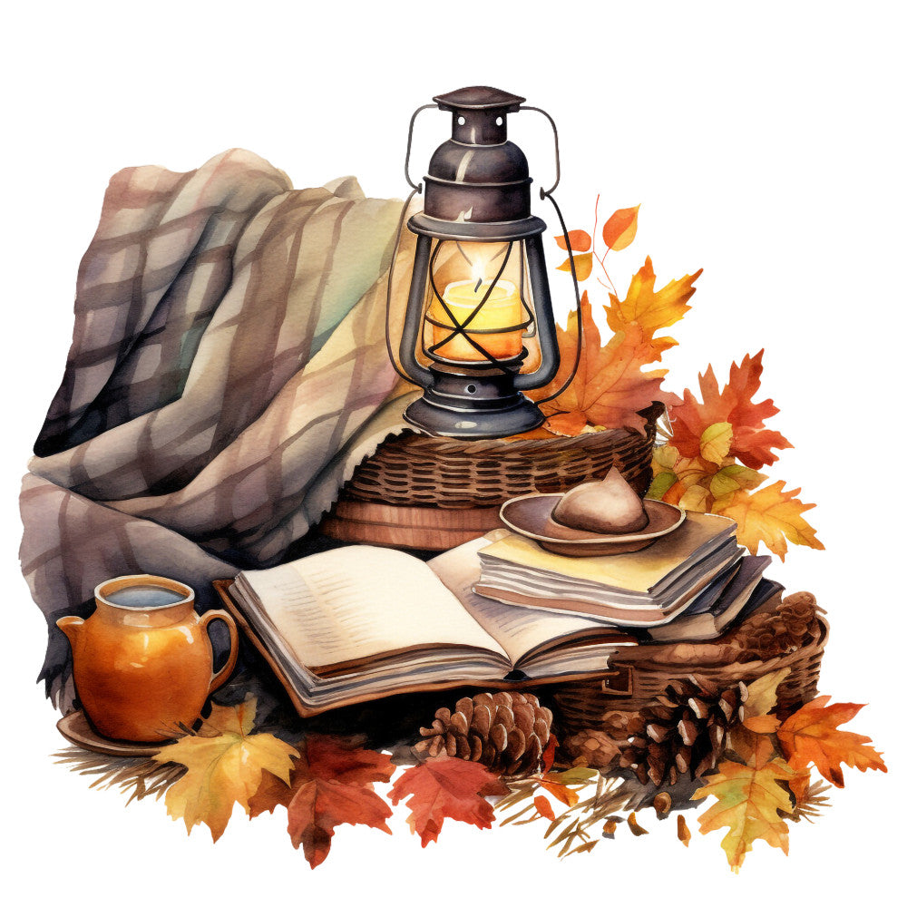 Cozy Autumn Fabric Panel 2