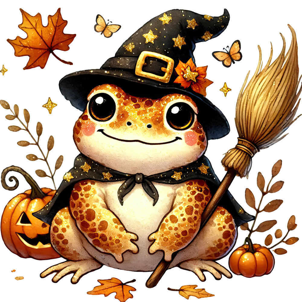 Halloween Wonder Animals Fabric Panel 89