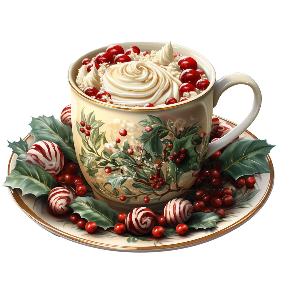 Elegant Christmas Fabric Panel 41