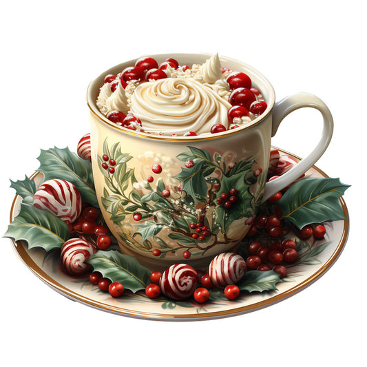 Elegant Christmas Fabric Panel 41