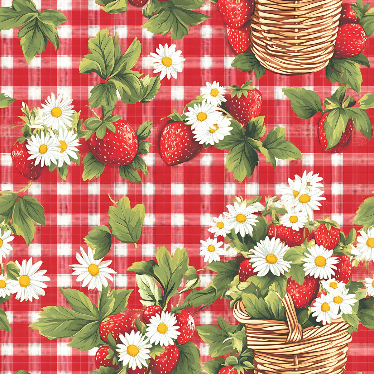 Berry Basket Charm Pattern 20 Minky Fabric