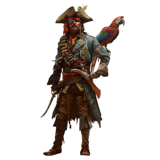 Pirate Jolly Fabric Panel 12