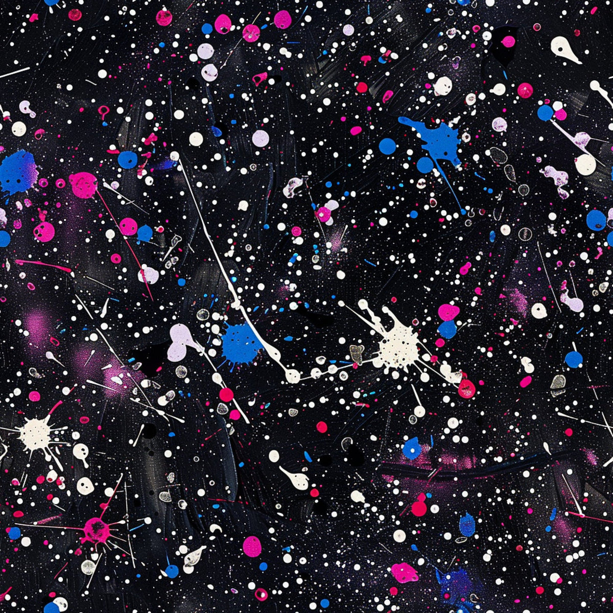 Midnight Confetti Pattern 15 Minky Fabric