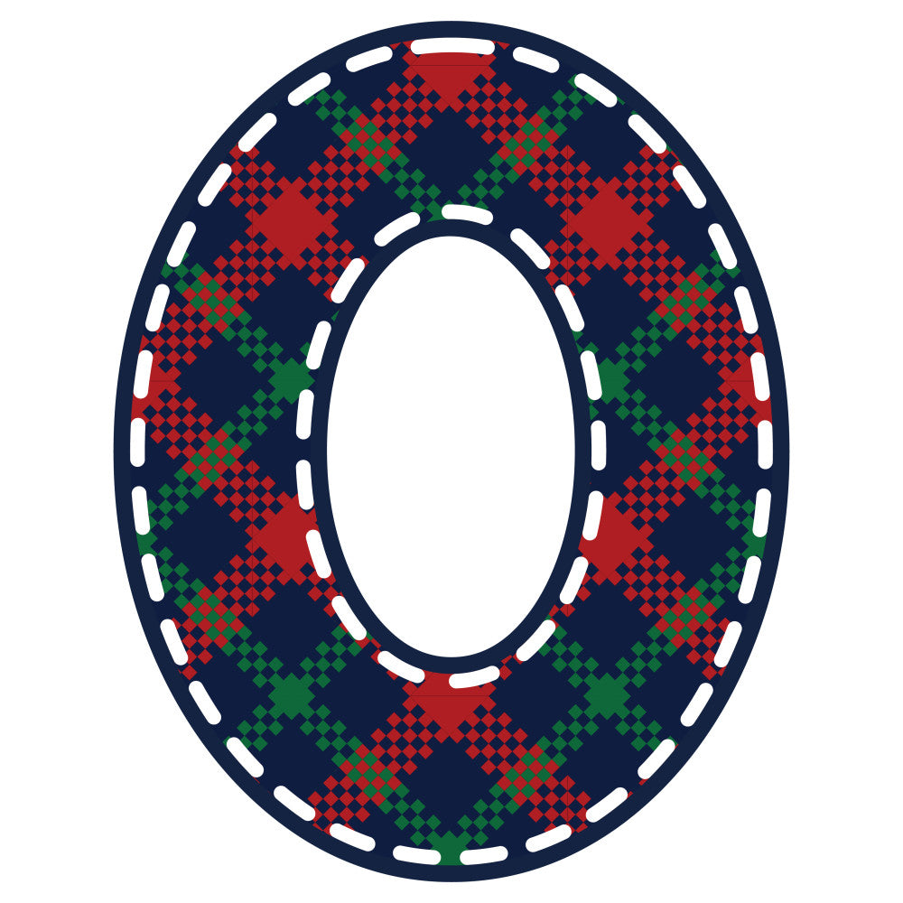 Christmas Alphabet Fabric Panel 3