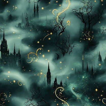 Gothic Fairytale Pattern 52 Minky Fabric