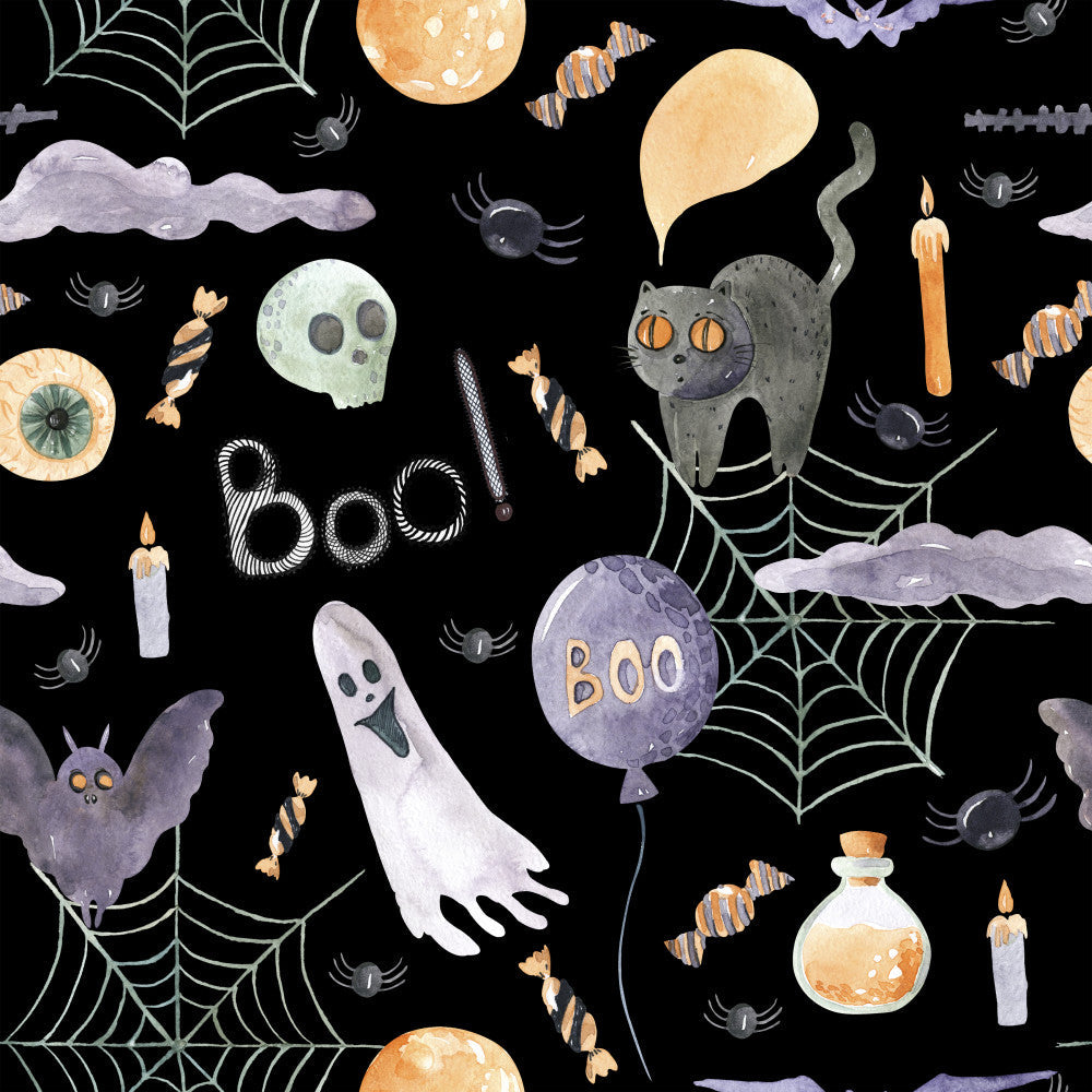 Moonlit Mischief Pattern 15 Minky Fabric