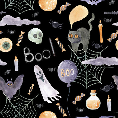 Moonlit Mischief Pattern 15 Minky Fabric