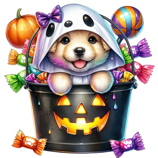 Halloween Wonder Animals Fabric Panel 136