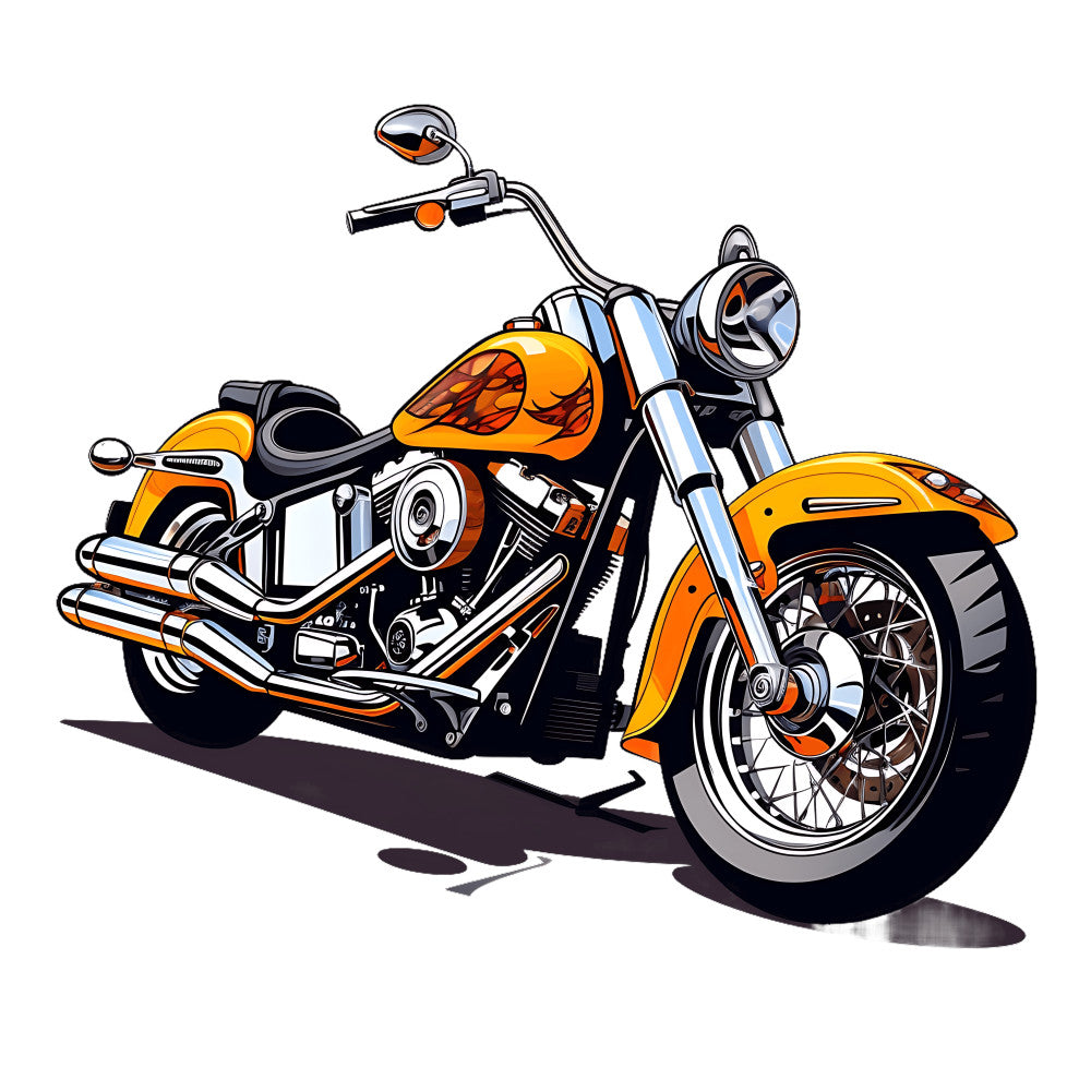 Vintage Motorcycles Fabric Panel 3