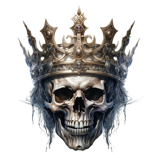 Horror Skulls Fabric Panel 11