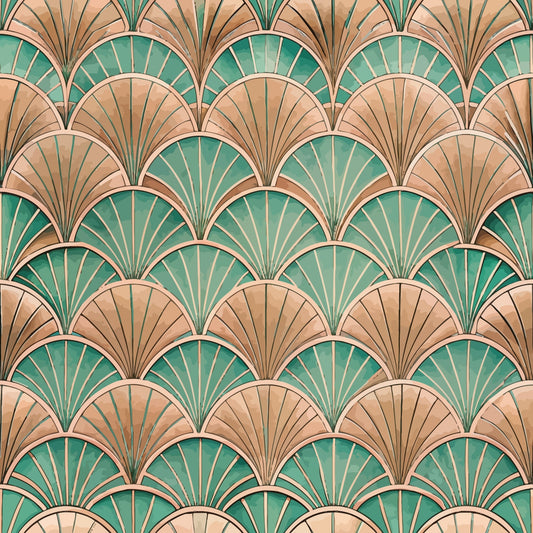 Art Deco Pattern 3 Quilting Cotton Fabric