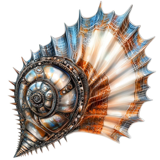Steampunk Nautical Fabric Panel 18