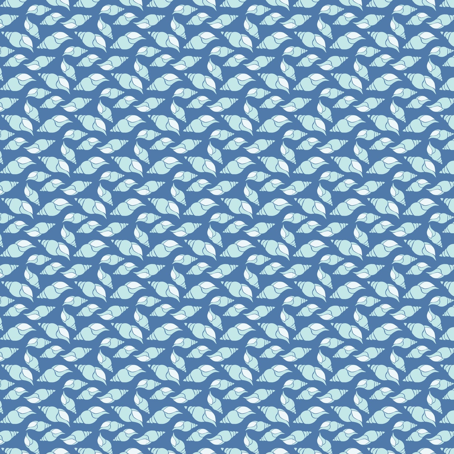 Navy Nautical Sea Pattern 12 Quilting Cotton Fabric