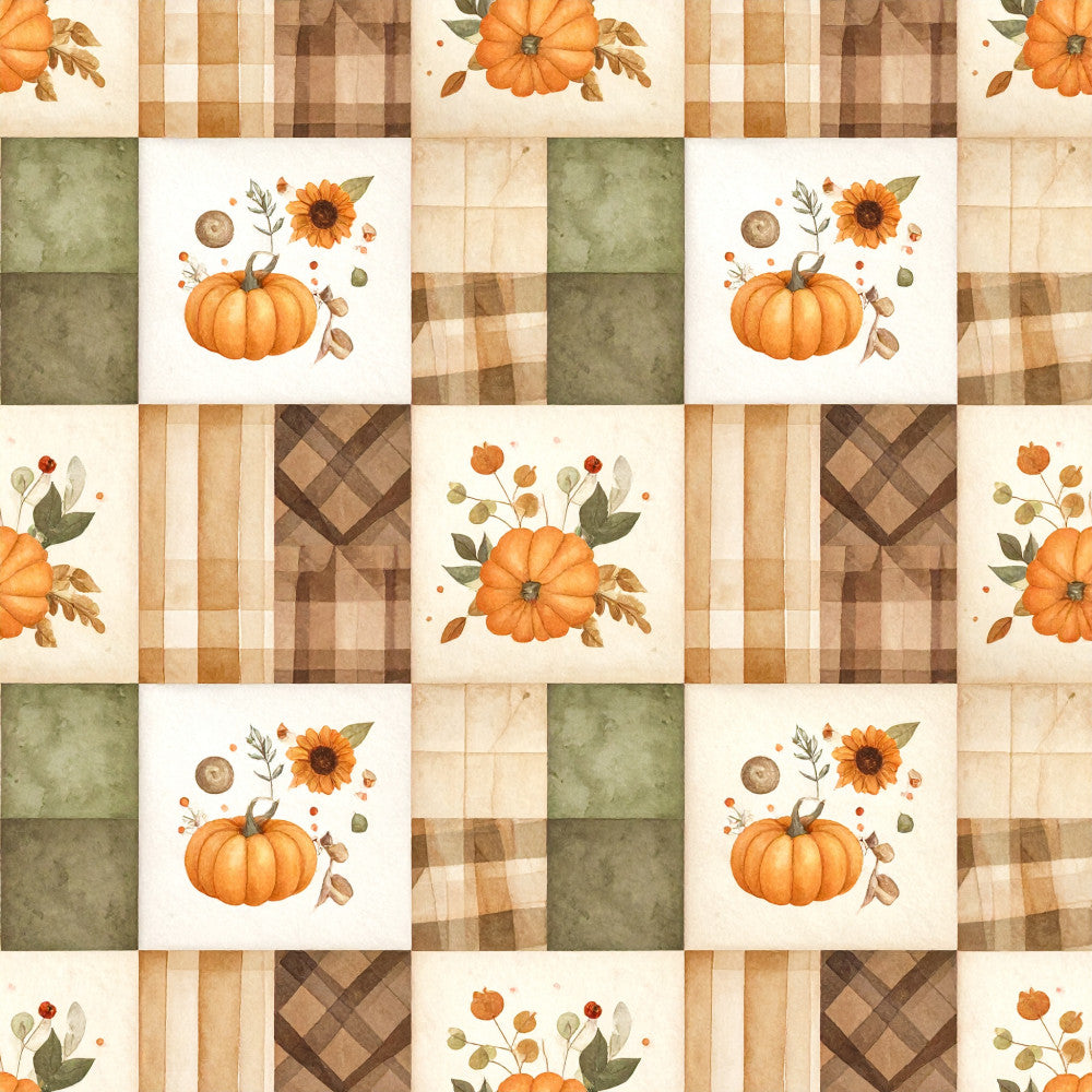 Autumn Woodland Whimsy Pattern 6 Minky Fabric