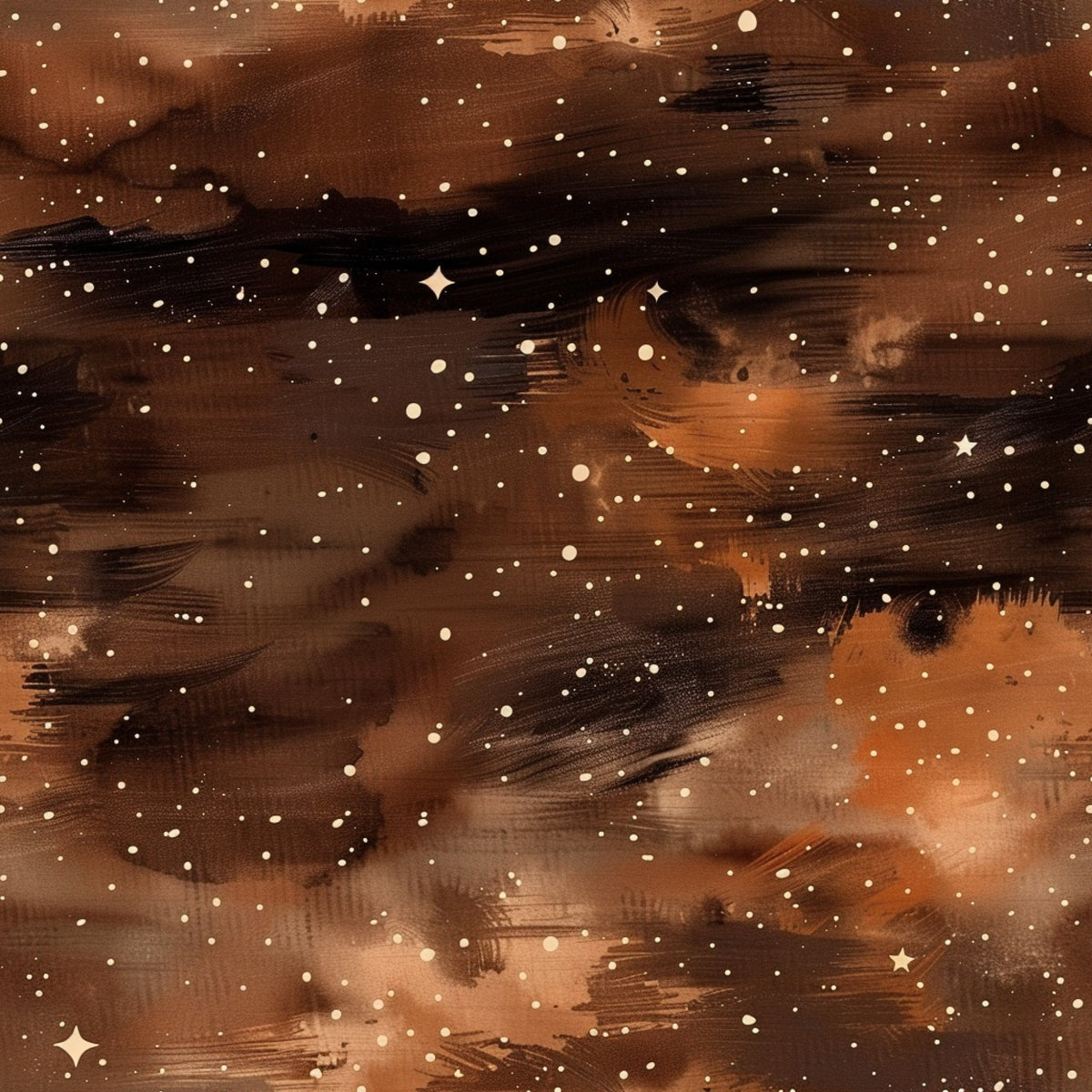 Copper Nebula Pattern 6 Minky Fabric