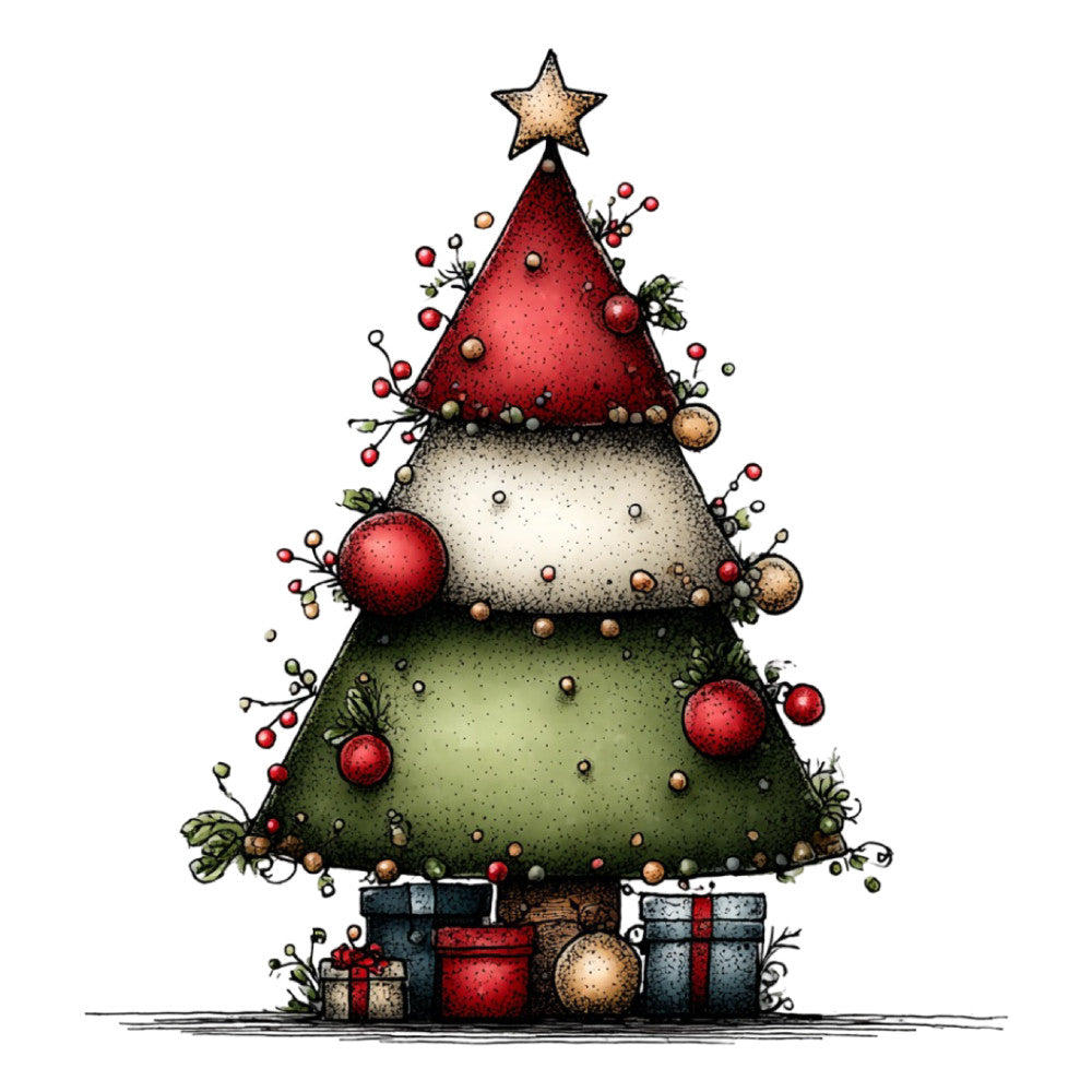 1st Whimsical Christmas Fabric Panel 74