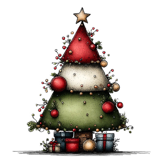 1st Whimsical Christmas Fabric Panel 74