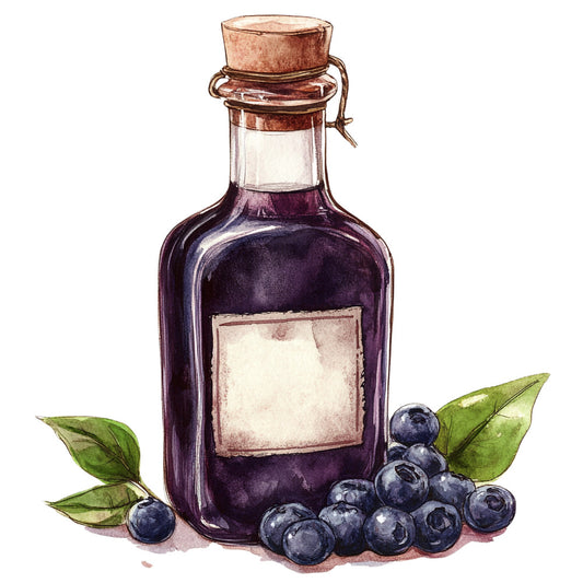 Blueberry Gardens Fabric Panel 40