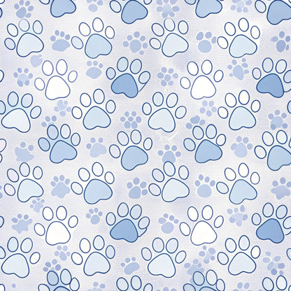 Dog Paws Pattern 2 Quilting Cotton Fabric