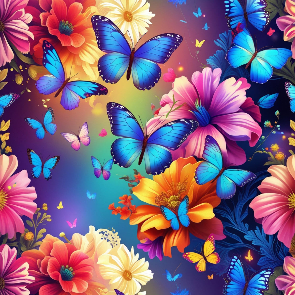Luminous Wings Pattern 21 Minky Fabric
