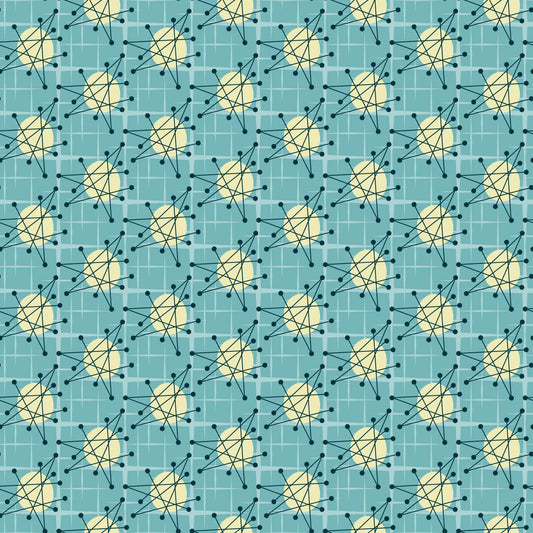 Atomic Starbursts Pattern 3 Quilting Cotton Fabric