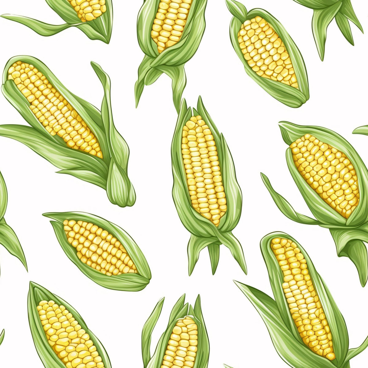 Golden Maize Pattern 30 Minky Fabric