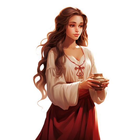 Women of the Bible Fabric Panel 7