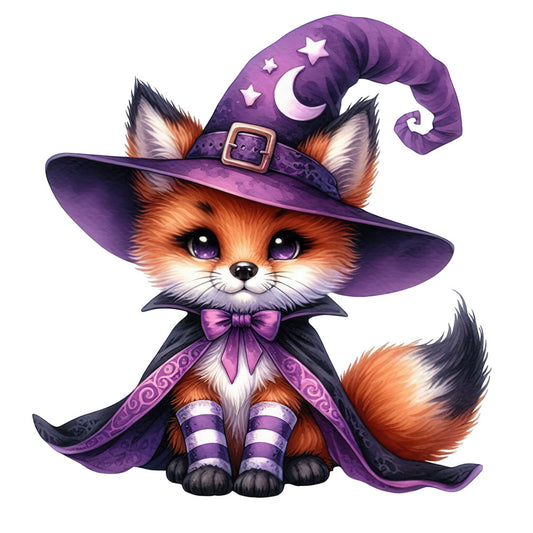 Halloween Wonder Animals Fabric Panel 30