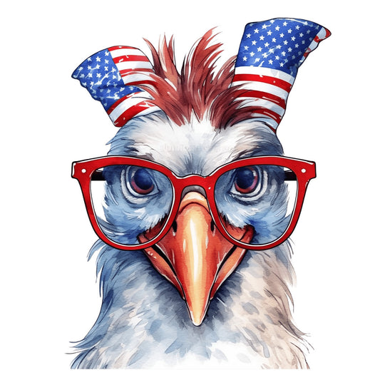 American Rooster Fabric Panel 10