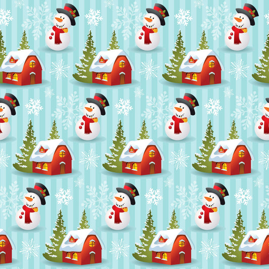 Christmas Love Pattern 1 Quilting Cotton Fabric