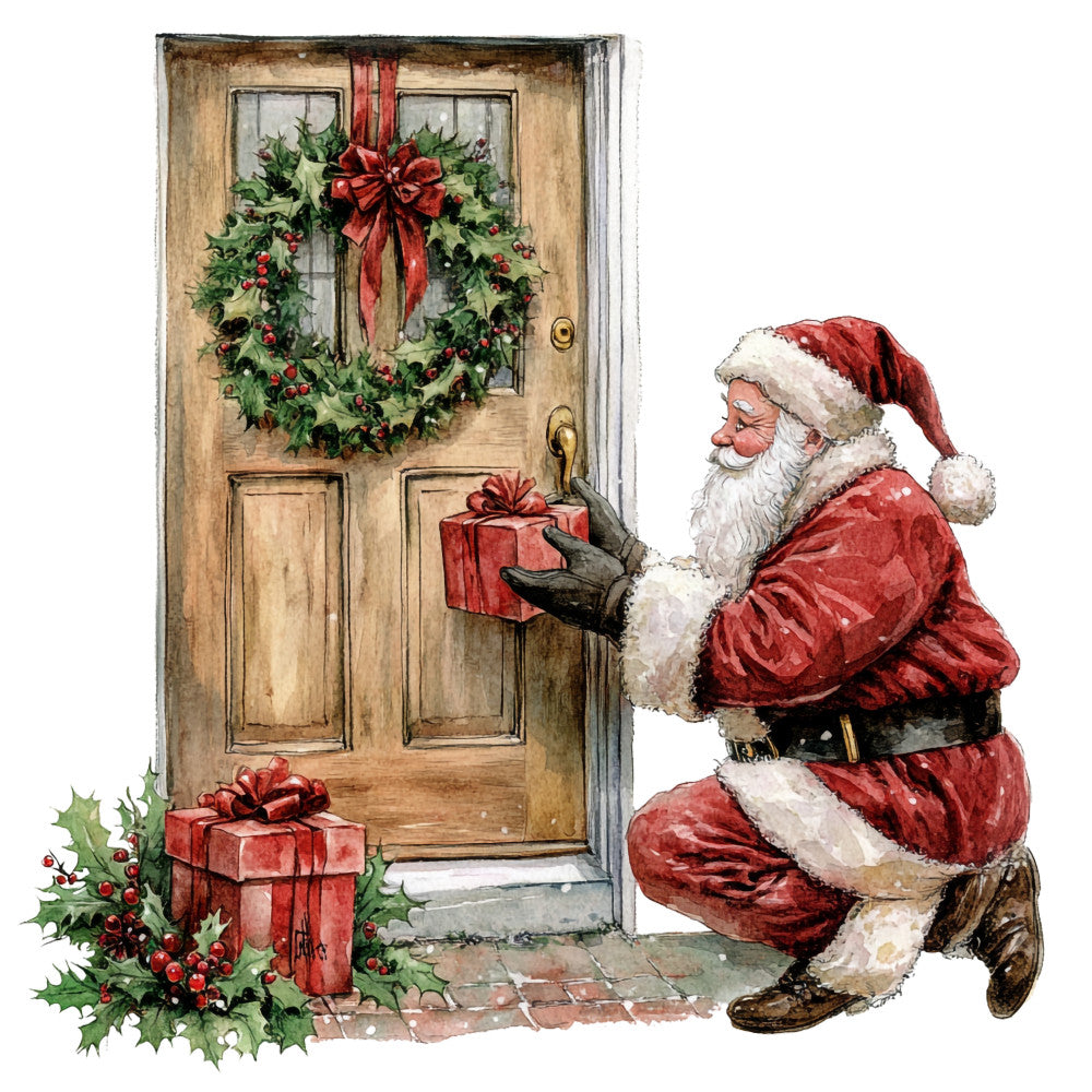 Rustic Christmas Fabric Panel 7