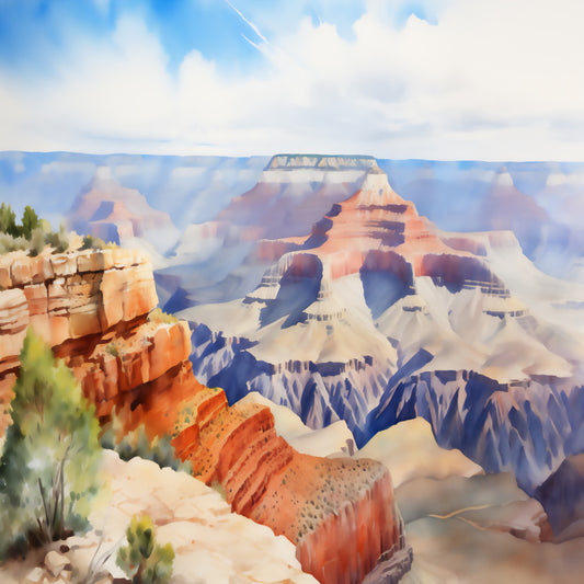 Grand Canyon Landscape Fabric Panel 2