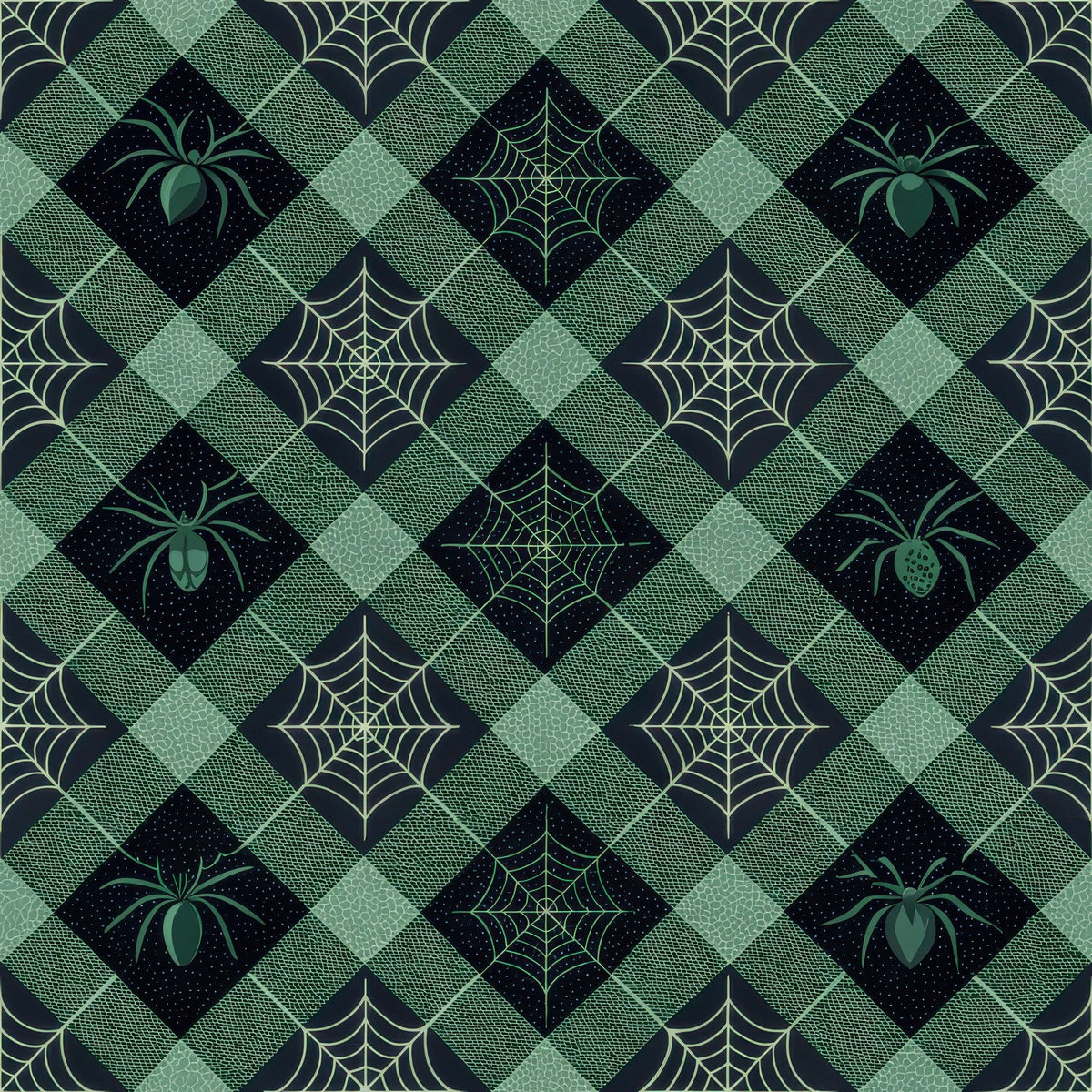 Pumpkin Patch Plaid Pattern 1 Minky Fabric