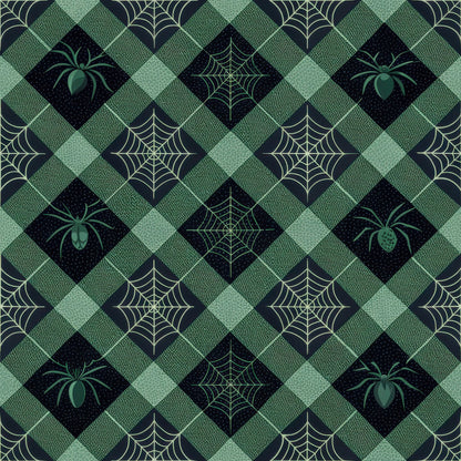 Pumpkin Patch Plaid Pattern 1 Minky Fabric