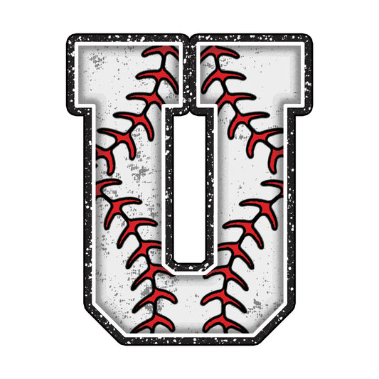 Baseball Alphabet Fabric Panel 30