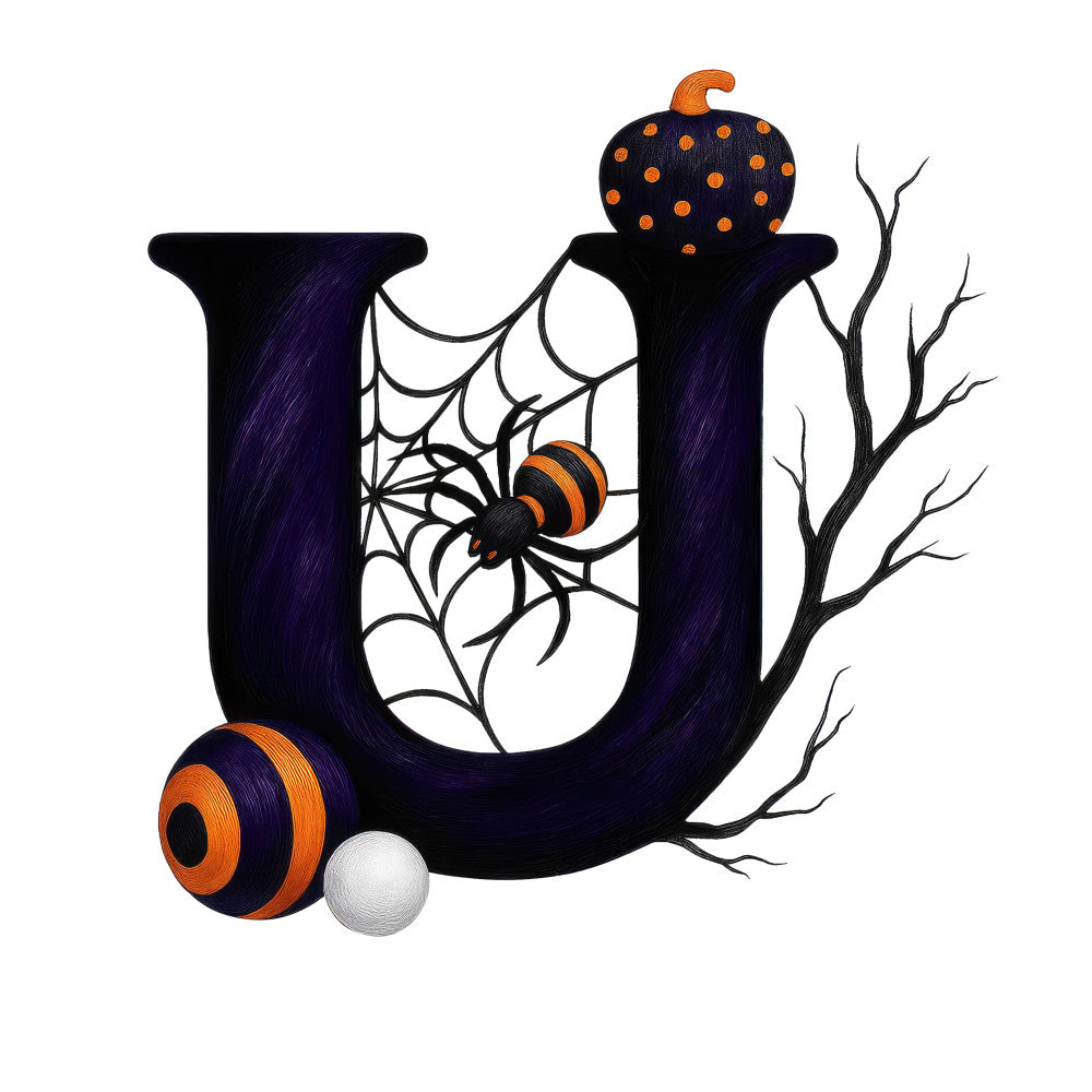 Halloween Alphabet Fabric Panel 29