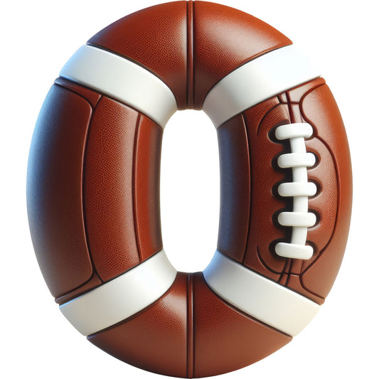 Football Alphabet Fabric Panel 23
