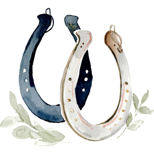 Watercolor Horses Fabric Panel 27