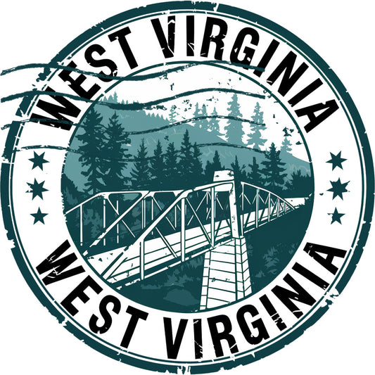 State Stamp Fabric Panel 25