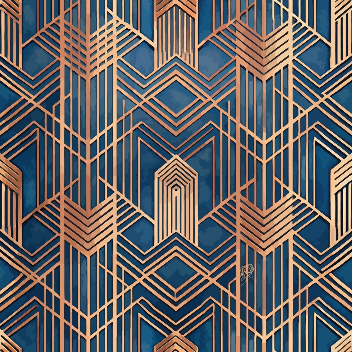 Gilded Gatsby Pattern 53 Minky Fabric