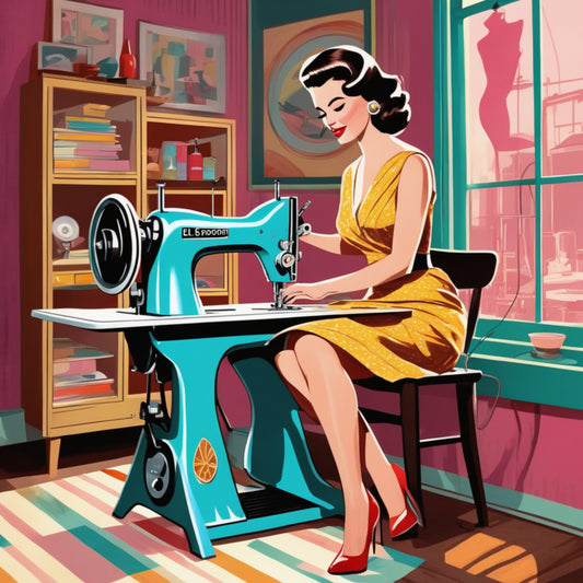 Sewing Ladies Fabric Panel 7