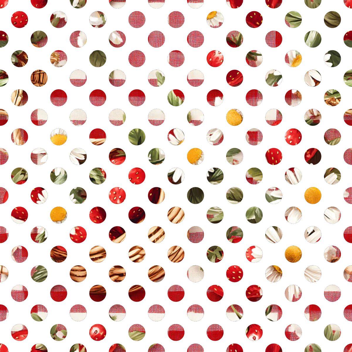 Berry Basket Charm Pattern 29 Minky Fabric