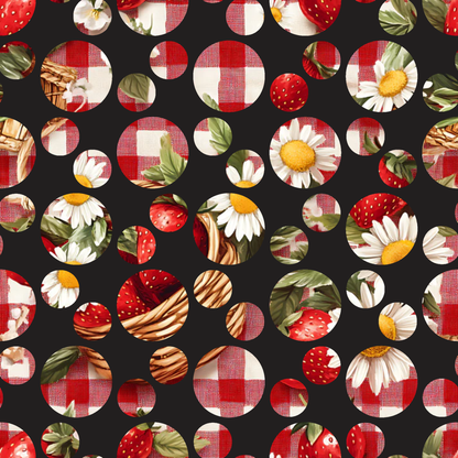 Berry Basket Charm Pattern 31 Minky Fabric