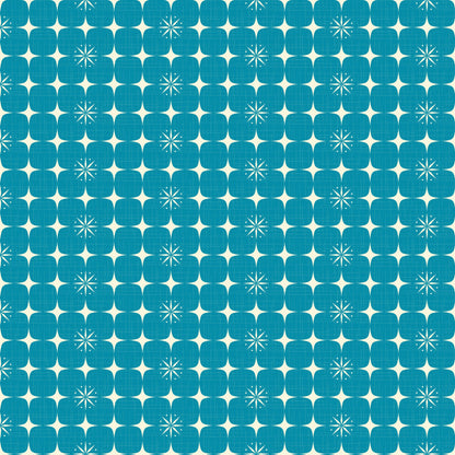 Atomic Starbursts Pattern 10 Quilting Cotton Fabric