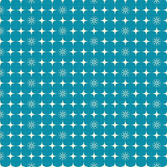 Atomic Starbursts Pattern 10 Quilting Cotton Fabric